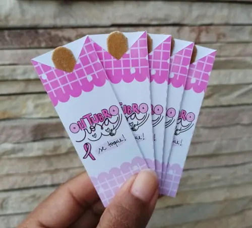 Porta Mini Lixa Personalizado - 10 Unidades