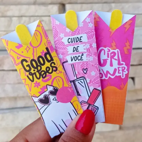 Porta Mini Lixa Personalizado