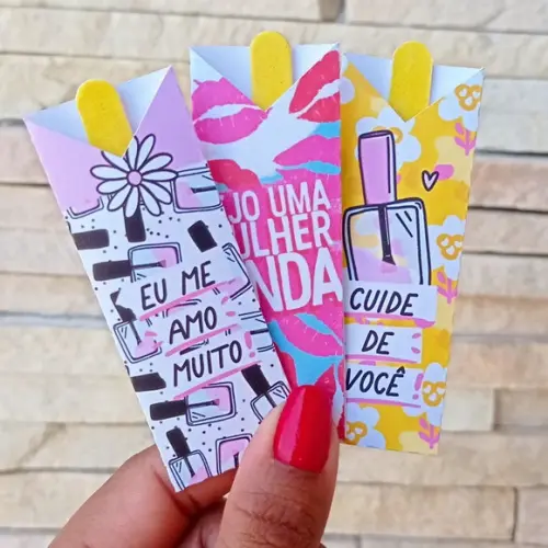 Porta Mini Lixa Personalizado