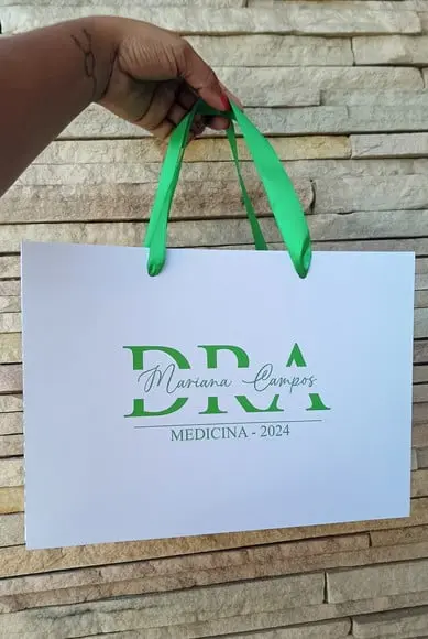 Sacola Personalizada Formatura - 10 Unidades