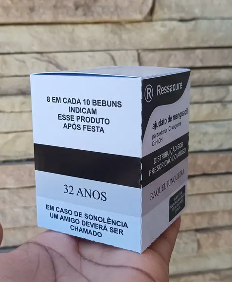 Sacolinha P + Caixinha p/ Kit Ressaca