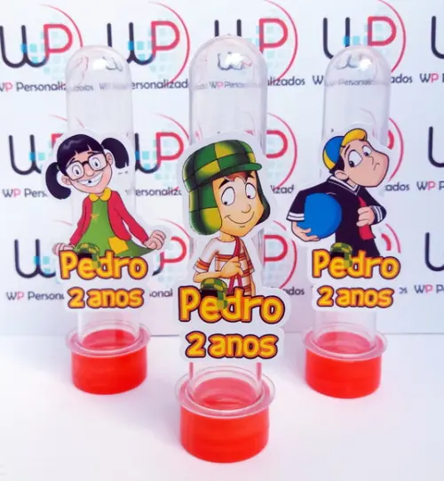 Tubete 3d Chaves - 10 Unidades