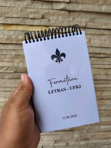 Bloco de Anotações A6 Formatura