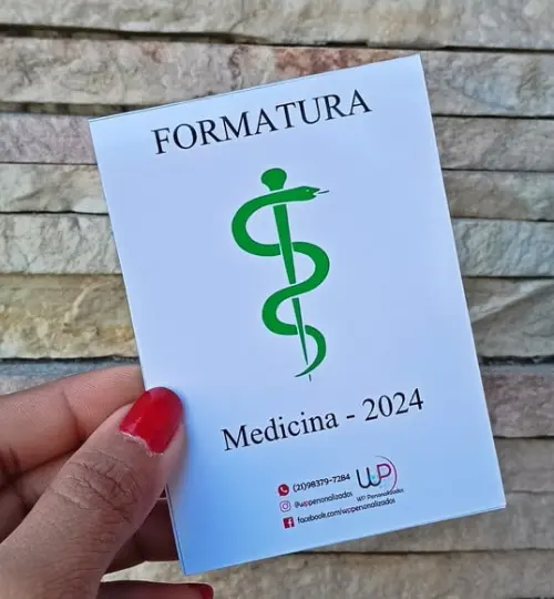Bloquinho de Anotações Formatura Medicina