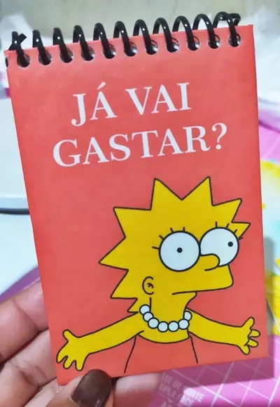 Bloquinho de Anotações - Já vai gastar?
