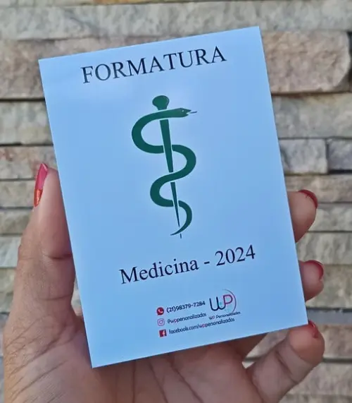 Bloquinho Personalizado Formatura Medicina - 10 Unidades