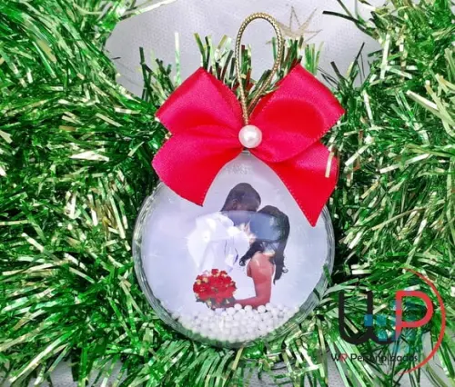 Bolas de Natal Personalizada - 4 Unidades