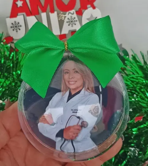Bolas de Natal Personalizada Formatura - 4 Unidades