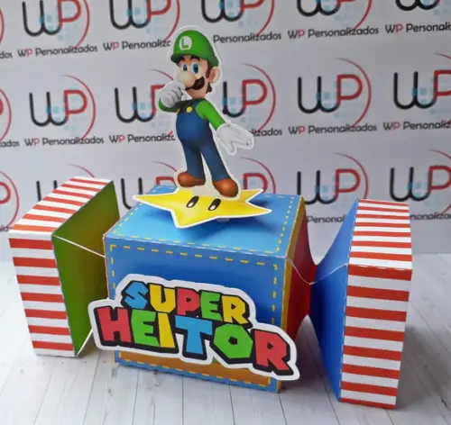 Caixa Bala 3d Luigi