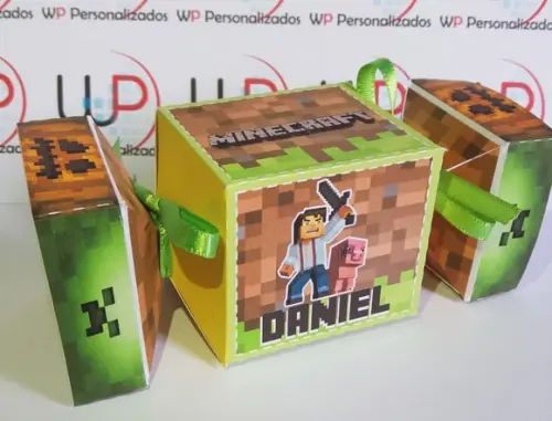 Caixa Bala Minecraft