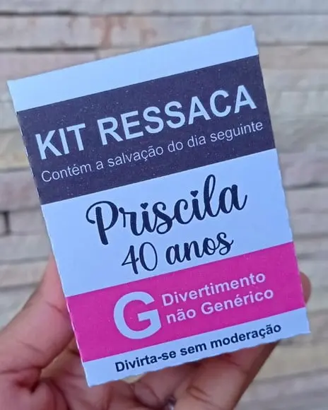 Caixa Kit Ressaca