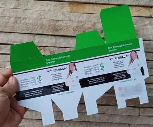 Caixa Kit Ressaca Formatura - 50 Unidades Desmontadas