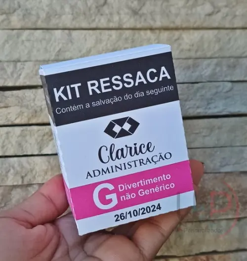 Caixa Kit Ressaca Formatura Administração