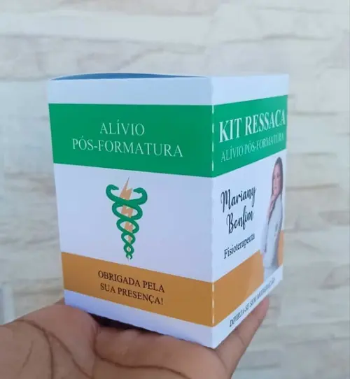 Caixa Kit Ressaca Formatura Fisioterapia