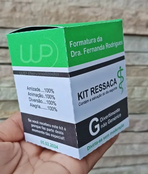Caixa Kit Ressaca Formatura Medicina