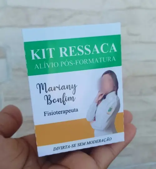 Caixa Kit Ressaca Formatura Fisioterapia