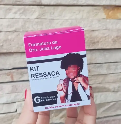 Caixa Kit Ressaca Formatura Medicina c/ Foto