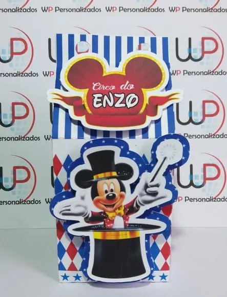 Caixa Milk 3d Circo do Mickey