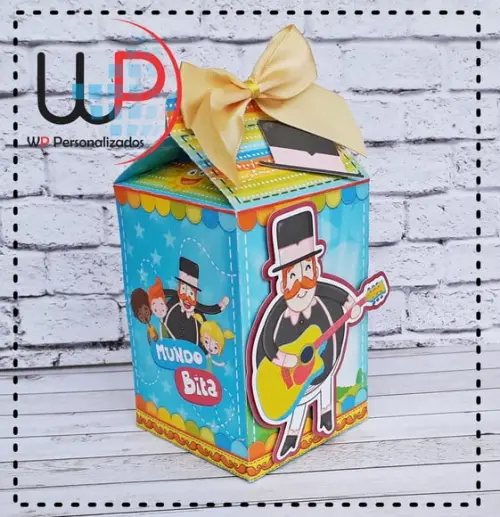 Caixa Milk 3d Mundo Bita