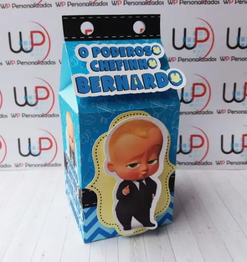 Caixa Milk 3d Poderoso Chefinho