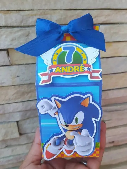 Caixa Milk 3d Sonic