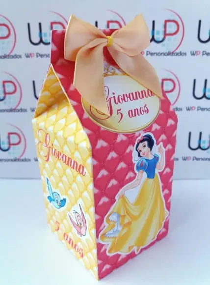 Caixa Milk Branca de Neve
