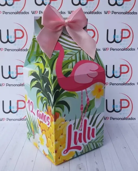 Caixa Milk Flamingo