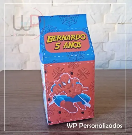 Caixa Milk Homem Aranha