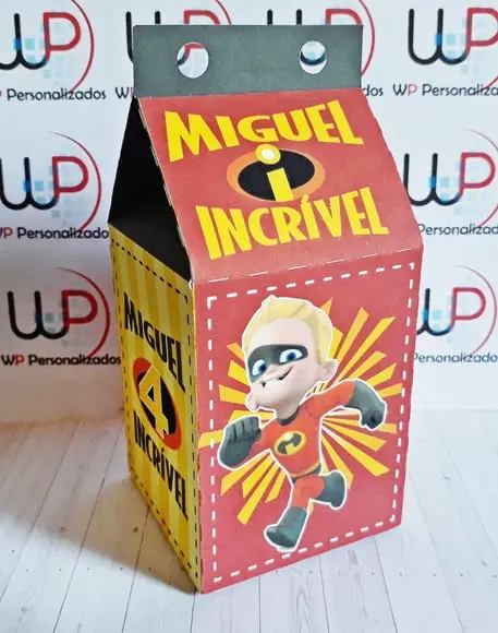 Caixa Milk os Incríveis