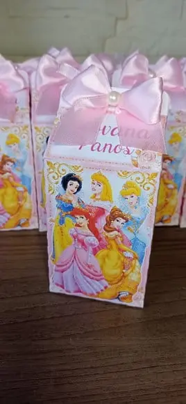 Caixa Milk Princesas Disney