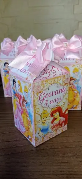 Caixa Milk Princesas Disney