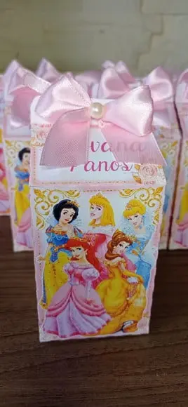 Caixa Milk Princesas Disney