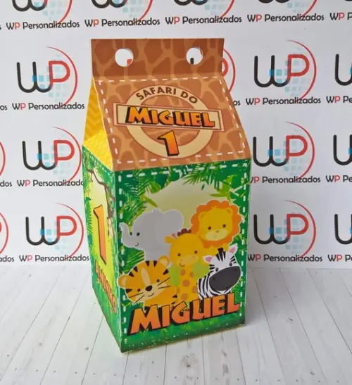 Caixa Milk Safari