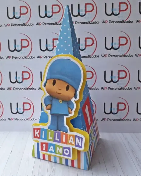 Caixa Pirâmide 3d Pocoyo