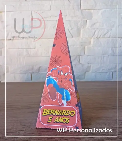 Caixa Pirâmide Homem Aranha