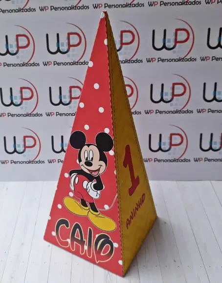 Caixa Pirâmide Mickey
