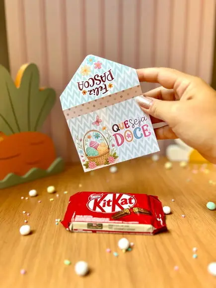 Caixinha com Kit Kat