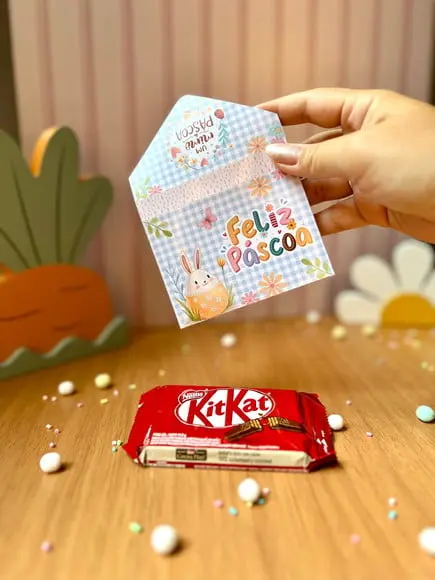 Caixinha com Kit Kat