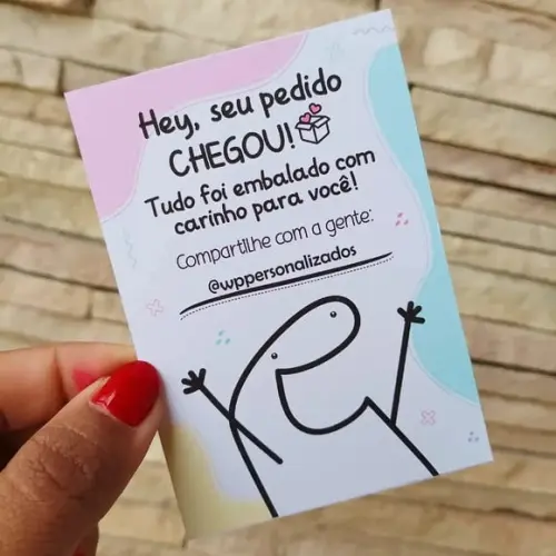 Cards de Agradecimento Flork