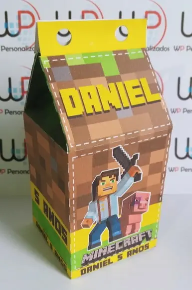 Kit Festa Minecraft - 40 Unidades