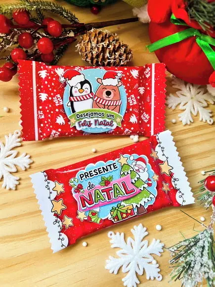 Kit Kat Personalizado - Natal