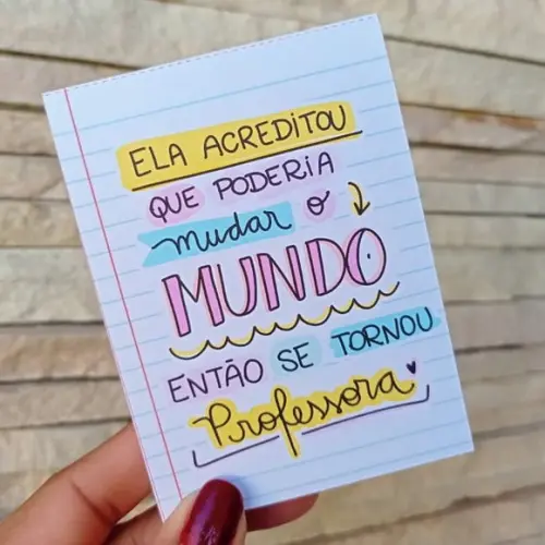 Mini Bloquinho Dia Dos Professores