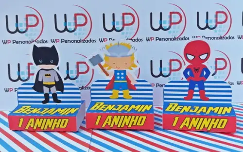 Porta Bis Super Heróis Baby