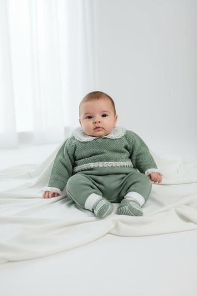 Saída de Maternidade em Verde - 5 Peças