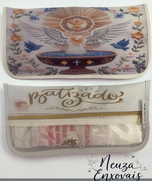 Toalhinha de Mão com Anjinho 025 e Necessaire