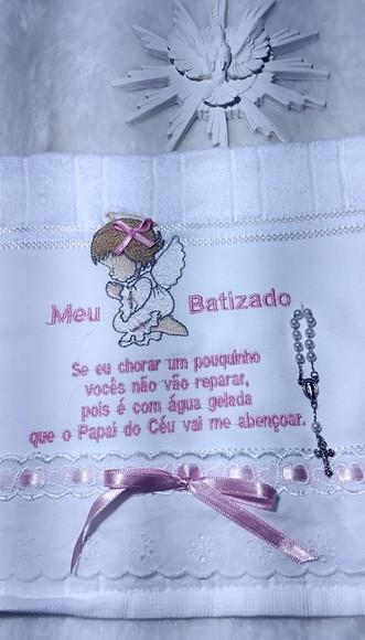 Toalhinha de Mão com Anjinho 022