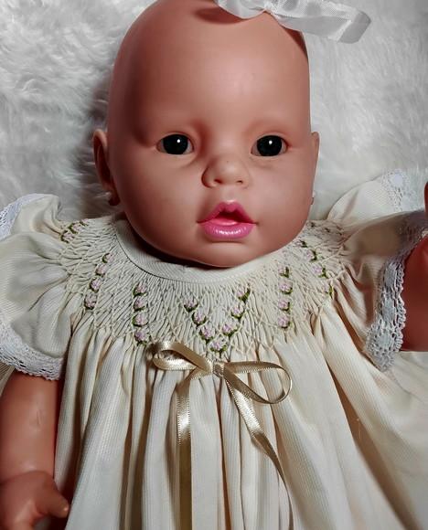 Vestido de Fustão Amarelo Casinha de Abelha 006