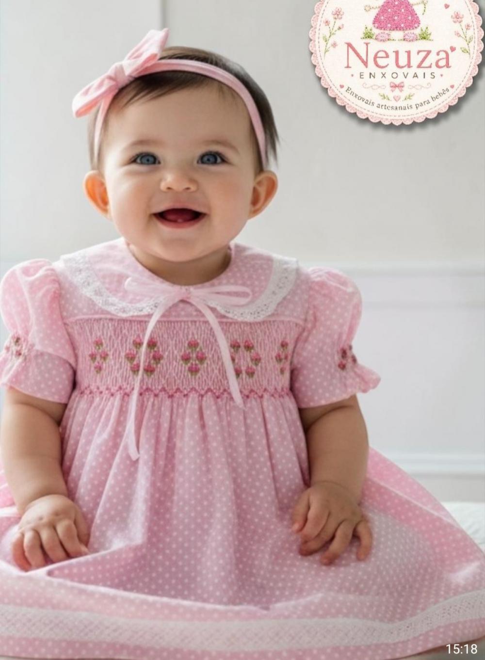 Vestido Rosa de Poás Casinha de Abelha 008