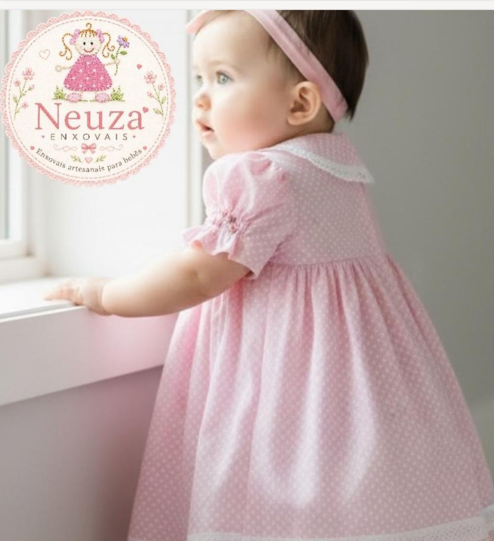 Vestido Rosa de Poás Casinha de Abelha 008
