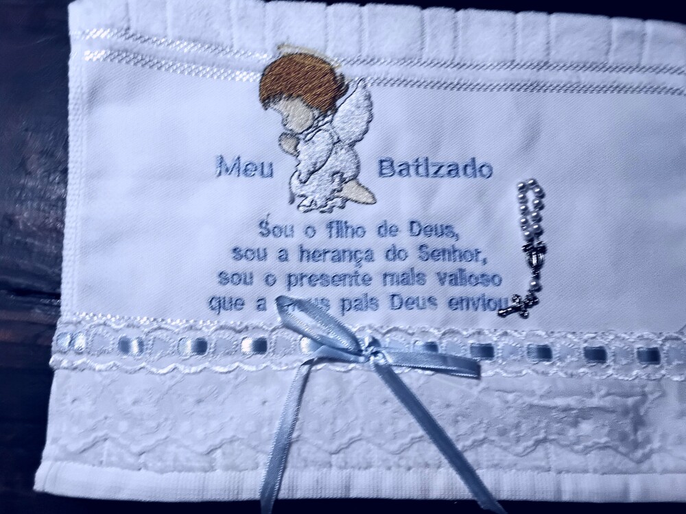 Toalhinha de Mão com Anjinho 07
